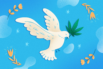 Peace Treaty agree agreement bird blue come in peace deal diplomatic dove fly graphic design illustration peace peace treaty procreate white bird