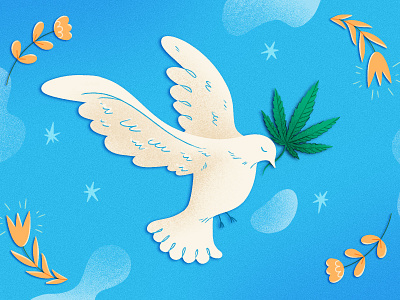 Peace Treaty agree agreement bird blue come in peace deal diplomatic dove fly graphic design illustration peace peace treaty procreate white bird