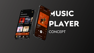 Music Player App #DailyUI #009 concept dailyui mockup music music player musicplayer player ui