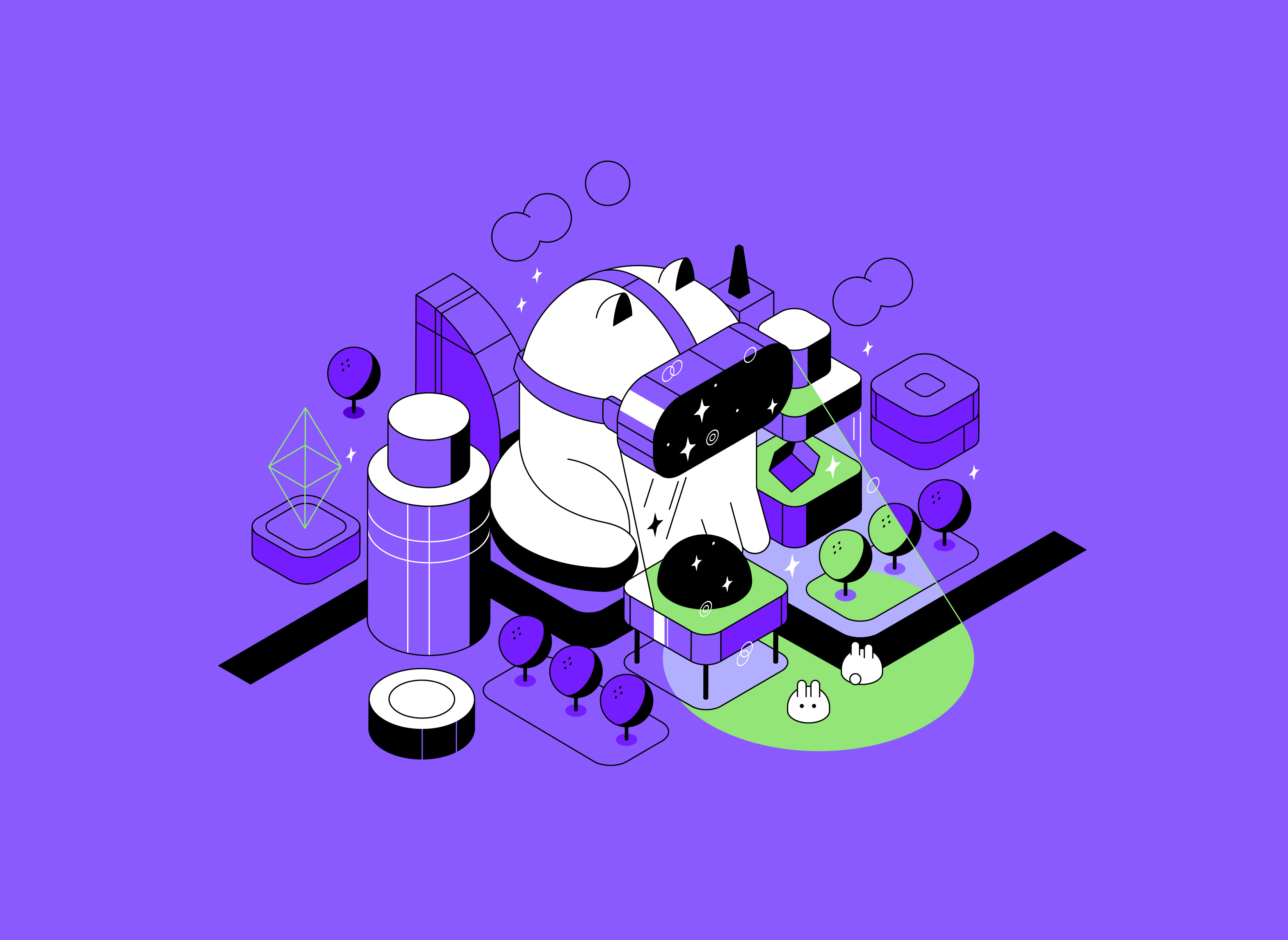 Example of UI Illustrations Set