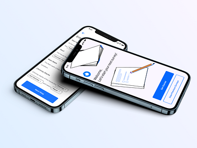 Survey Reporting App Design app design illustration minimal ui mvp visual identity