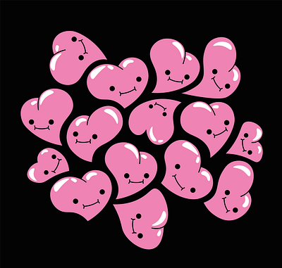heart illustration ai design heart illistration logo ui