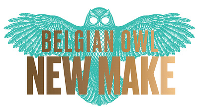Belgian owl alcohol bottle branding label owl whisky