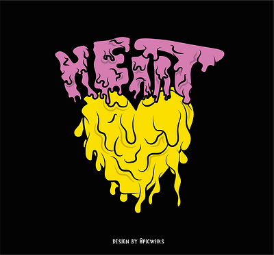 heart design design graffiti illustration logo