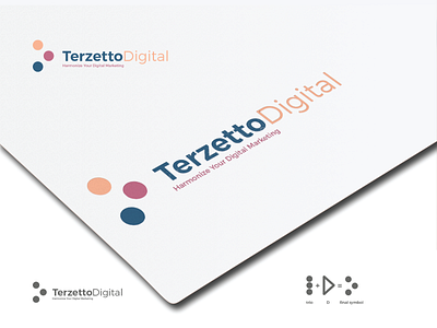 Terzetto Digital (unused) 2018 branding digital marketing graphic design logo trio