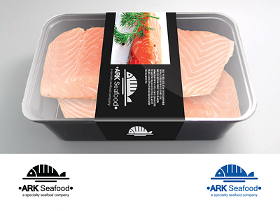 ARK Seafood (unused) 2018 branding concept creative design fish graphic design logo seafood company simple symbol