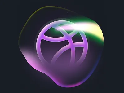 15th Anniversary of Dribbble brand branding bubble clean design dribbble glass logo vector