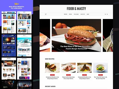 Independent - Multipurpose Blog & Magazine Theme blog creative wordpress portfolio web design web development wordpress theme