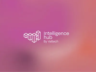 Intelligence Hub 📈 Logo art direction branding design isometric isometric logo isometrie logo