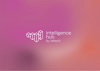 Intelligence Hub 📈 Logo art direction branding design isometric isometric logo isometrie logo