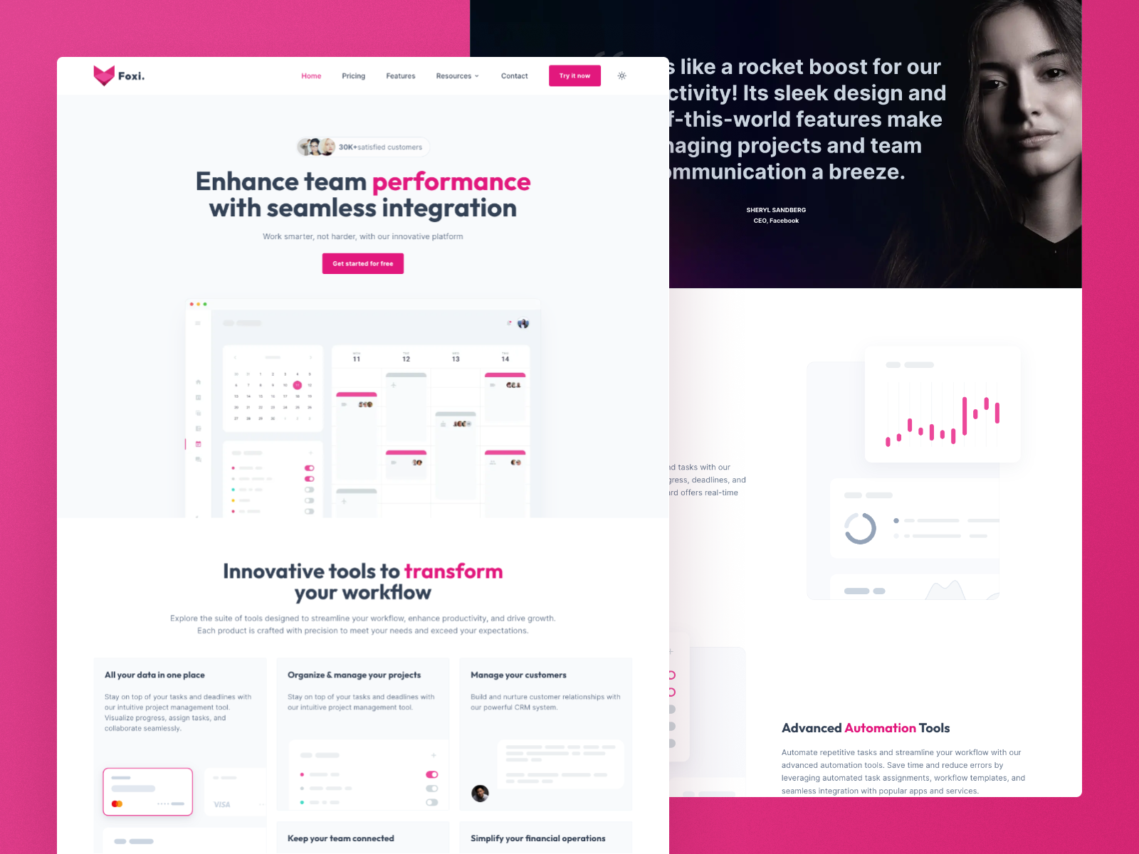 Introducing Foxi - A Free Astro Theme! astro design free freebie landing landing page saas ui