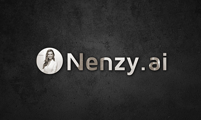 Nenzy Ai Logo 3d animation brand brand design branding design graphic design illustration illustrator logo logo design typography ui ux vector