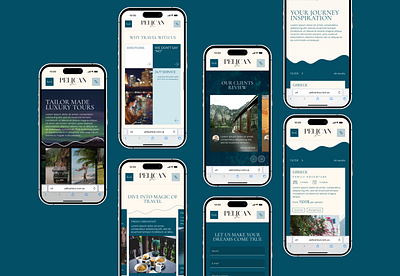 Travel Website Design animation mobile travel ui ux web design wordpress