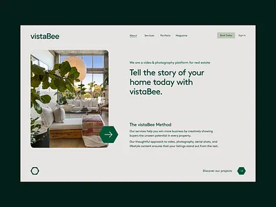 Website Design branding clean design graphic design green home identity logo property real estate ui website