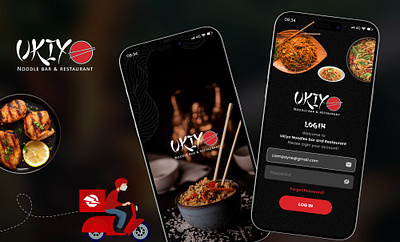 Ukiyo mobile app - Design & Development app food mobile app ui