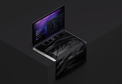 Enigma - AI SaaS Landing Page dark theme modern ui responsive ui saas design uxui web design