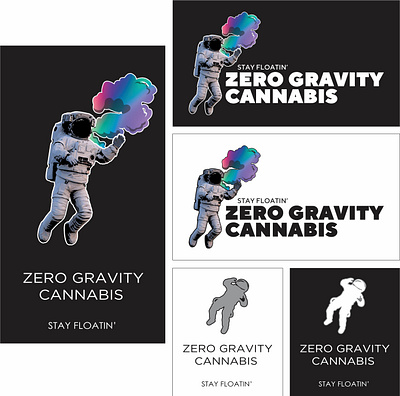 LOGO - Zero Gravity Cannabis cannabis graphic design logo logo design vector vector design