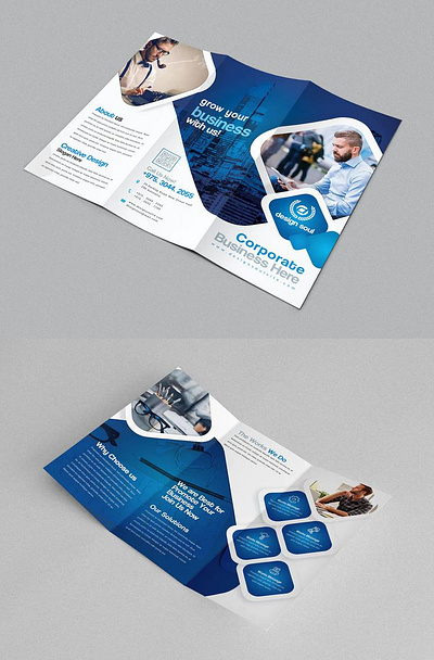 Business Trifold Brochure Design. 3d animation banner branding design flyer graphic design illustration logo motion graphics poster ui vector