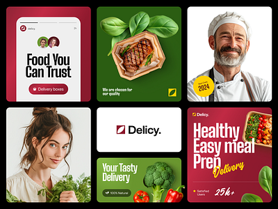 Delicy Meal Plans Branding agency brand brand guidelines brand identity brand sign branding business graphic design halo halo lab identity logo logo design logotype marketing packaging smm startup visual identity