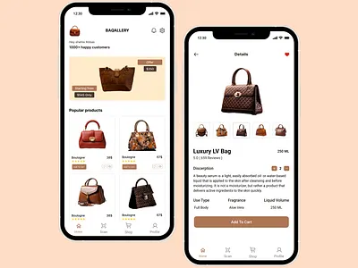 Fashion Bags Collection Mobile App UI appdesign appdesigner appdevelopment appui appuiux bagscollection designinspiration fashionaccessories fashionapp fashionappdesign fashionbags fashiondesign fashiontech mobileappui mobileui trendybags uidesign uiuxdesign userinterface uxdesign