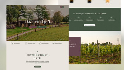 Wijnboerderij Welgelegen - Wines & luxurious lodges clean flat header hero offwhite simple ui video web white