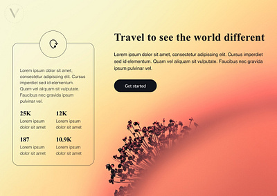 Travel branding design graphic design illustration ui