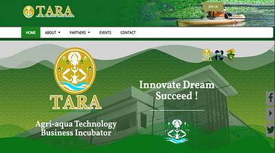 Landing Page in TARA Agri-aqua Website landing page web design wordpress
