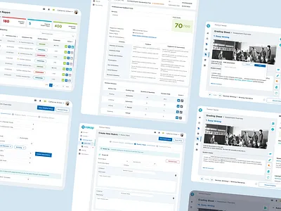 Academic Language Grading Platform case study ed tech education ui ux