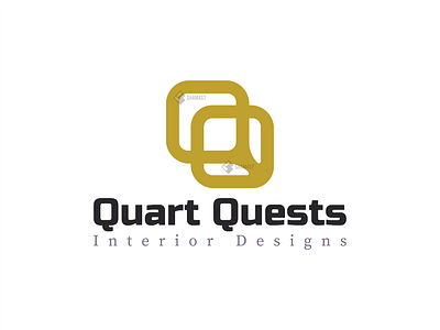 Quart Quests: Interior Designs abstract architecture brand branding company coorporate developer elegant graphic design identity illustrator interior interior design logo logo mark minimal modern residential simple vector