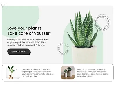 Plant branding design graphic design illustration
