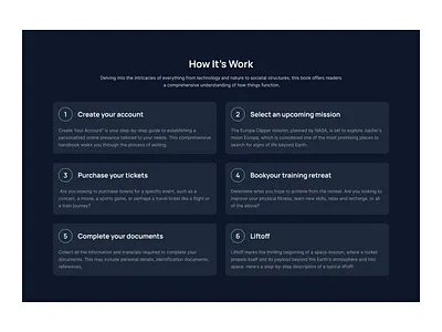 How it works in dark mode design graphic design hero section ui ui block web