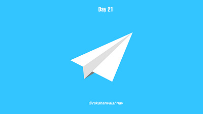 Day 21 of the Daily flat design challenge on Paper rocket challenge day 21 design flat design illustration illustrator