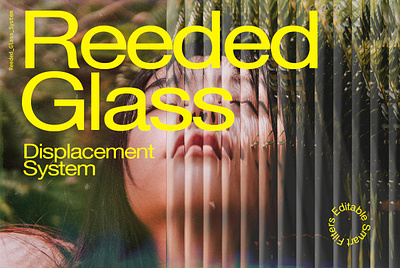 Reeded Glass Displacement System 3d displacement displacement map glass glass effect overlay overlay texture photoshop photoshop texture reeded reeded glass texture