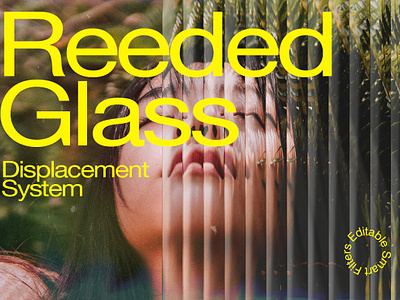 Reeded Glass Displacement System 3d displacement displacement map glass glass effect overlay overlay texture photoshop photoshop texture reeded reeded glass texture