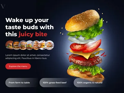 Burger branding design graphic design