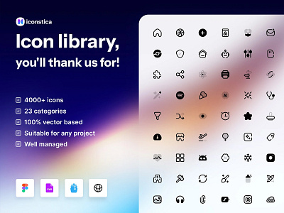 Iconstica- Freemium Icon Library free icons icon library icon set icons web icons