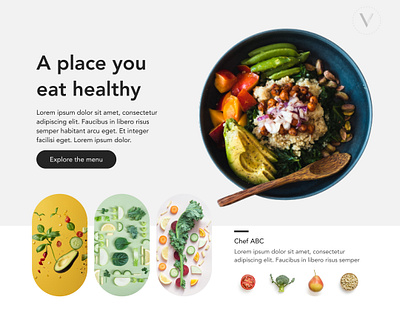 Healthy branding design graphic design