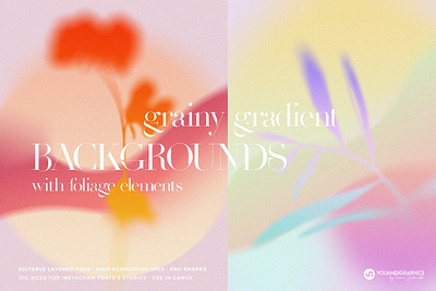 Colorful Grainy Gradient Backgrounds abstract background gradient gradients