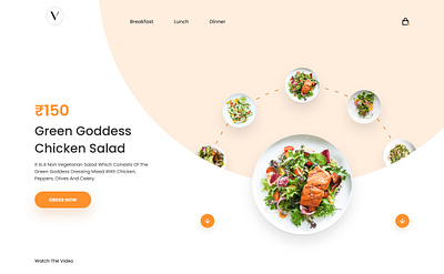 Salads branding design graphic design illustration ui ux