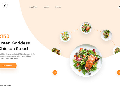 Salads branding design graphic design illustration ui ux