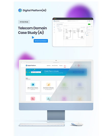 Telecom Case Study (AI) app branding case study information architecture telecom ui user experience ux design