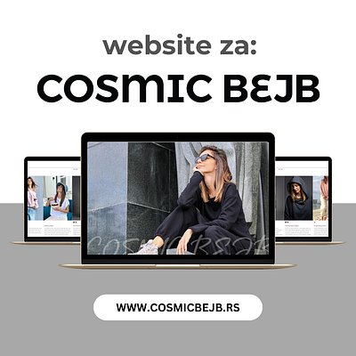 Cosmic Bejb Website design fashion serbia shop website