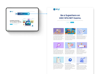 Skyil Limitless Learning - Website art brand codeappan digital art education educationwebsite graphics design landing page learning minimal design study illustration ui ux ux ui vector webdesign website wordpress wordpresswebsite