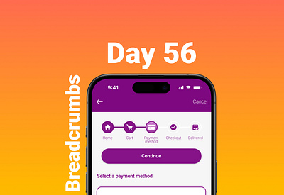 Day #056 Prompt: Breadcrumbs #DailyUI #Figma #UIdesign ui
