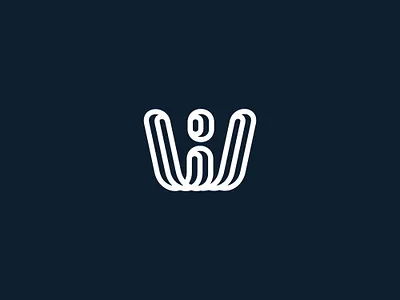 WI Monogram Logo branding business company corp initial letter letter mark logo modern monogram ui vector wi