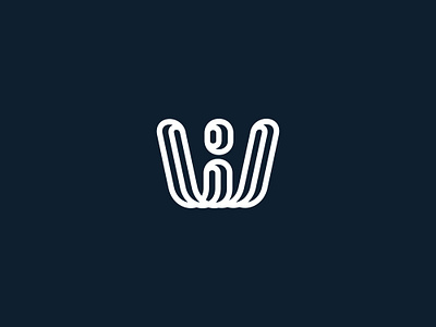 WI Monogram Logo branding business company corp initial letter letter mark logo modern monogram ui vector wi