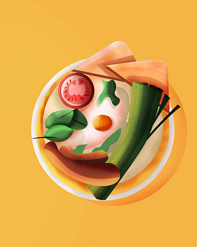 Food Illustration animation art branding design dribbleart artwork graphic design illustration inspiration logo ui