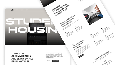 OikoTrust Student Housing - Website Redesign agency graphic design mockup ui web design