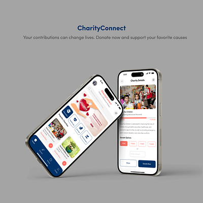 Introducing CharityConnect - Your Ultimate Charity Donation App 3d animation graphic design ui