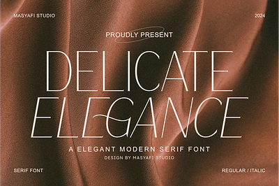 Delicate Elegance - Elegant Modern Serif Font ads branding business classic elegant fashion invitation logo modern overlay photography serif typeface vintage